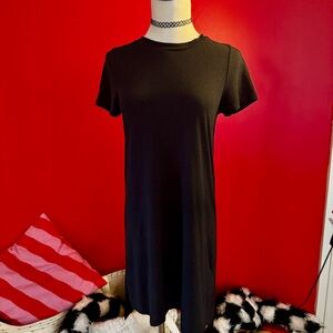 Wild Fable Black t-shirt dress